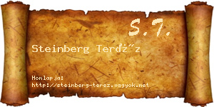 Steinberg Teréz névjegykártya